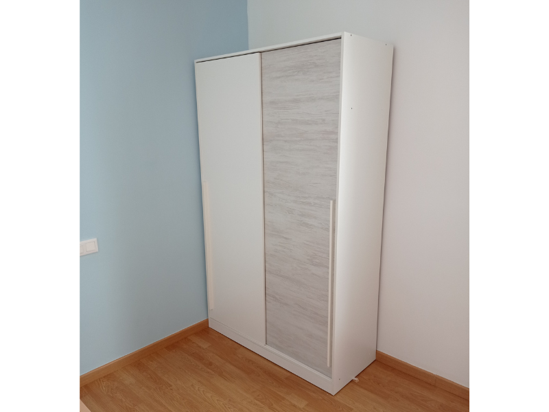 Foto de cliente de Armario Juvenil 2 Puertas Correderas Elliot 120x200 cm