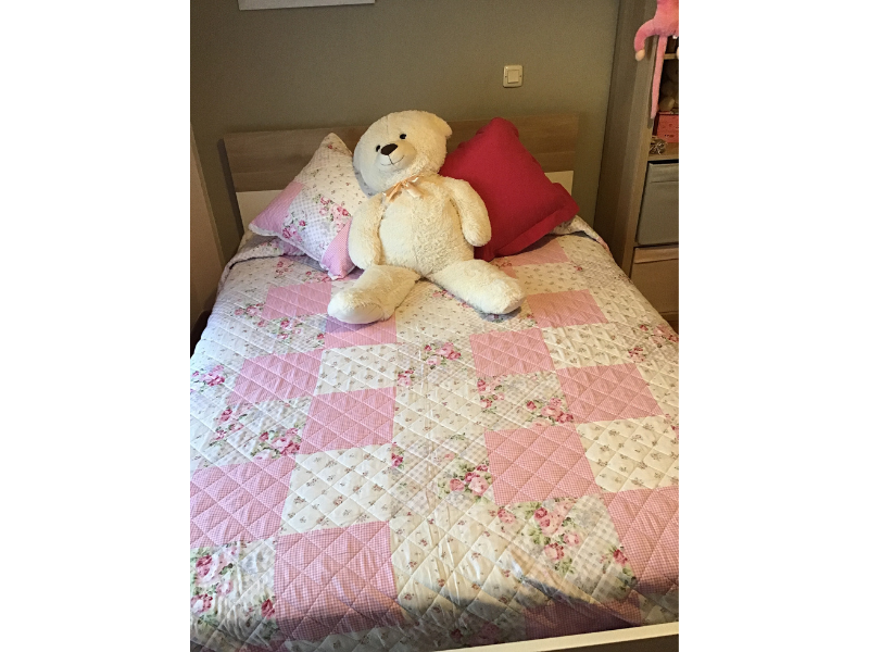 Foto de cliente de Cama de Matrimonio Osaka Roble Japonés Y Blanco 135-140x190 cm
