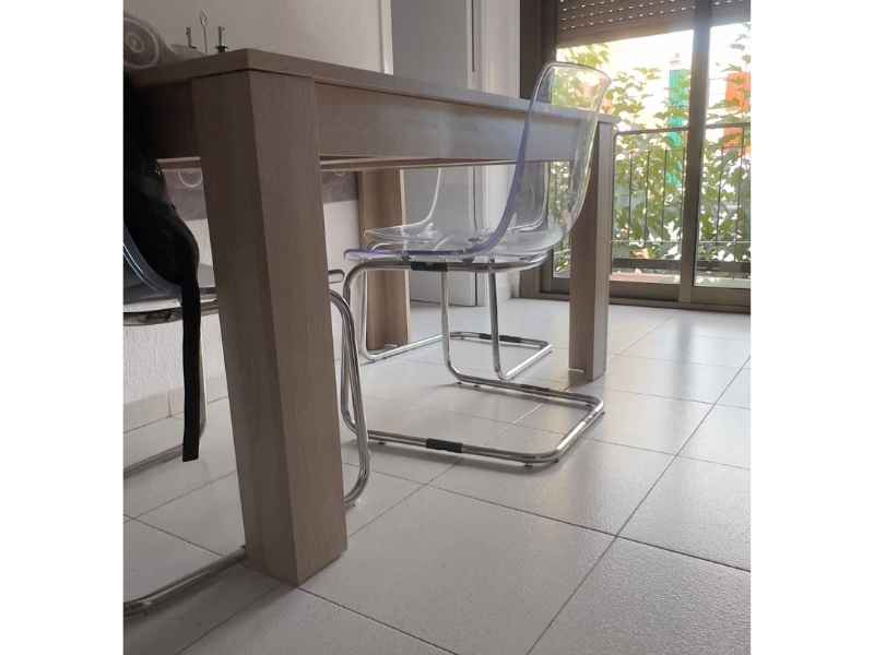 Foto de cliente de Mesa de comedor extensible salón roble canadian 140-190x90 cm