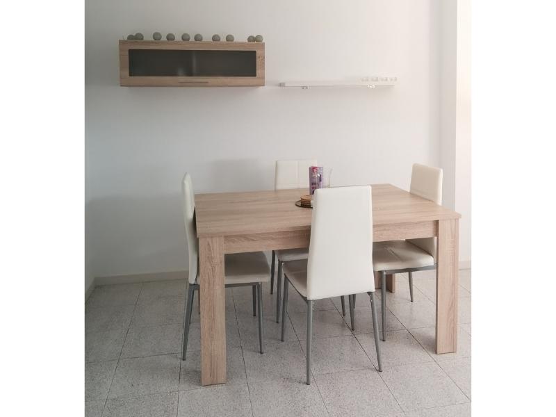 Foto de cliente de Mesa de comedor extensible salón roble canadian 140-190x90 cm