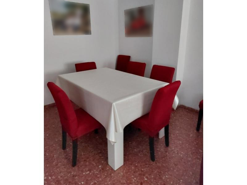 Foto de cliente de Mesa De Comedor Extensible Salón Comedor Color Blanco Brillo 140-190x90 cm