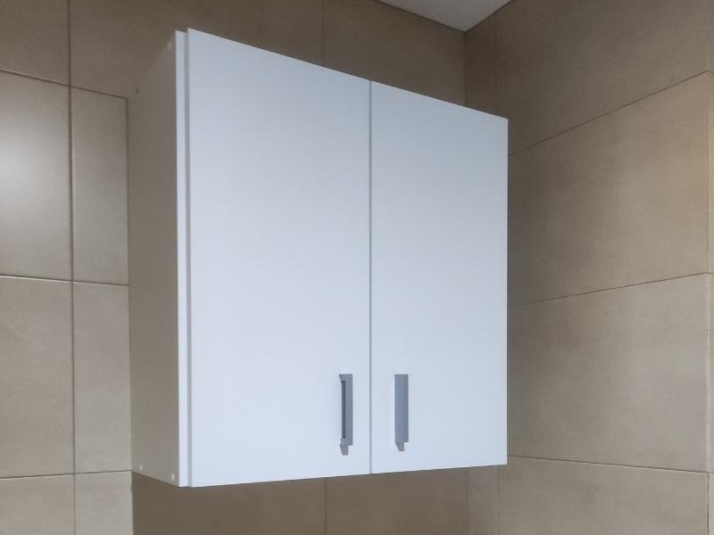 Foto de cliente de Armario Auxiliar Multiuso Montaje Suspendido Color Blanco 59x60 cm