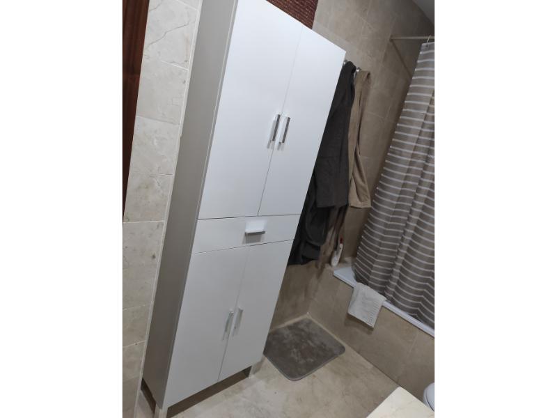 Foto de cliente de Mueble Auxiliar de Baño Galatea Blanco Brillo 60x182 cm