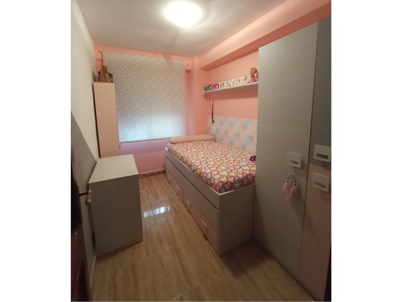 Foto de cliente de Cama Nido Doble con Cajones y Estantería Blanco Alpes y Rosa 190x90 cm