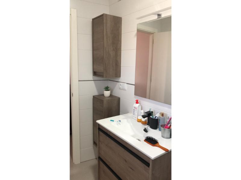 Foto de cliente de Columna De Baño Auxiliar Suspendida Color Roble Nordik 30x74 cm