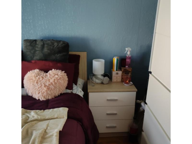 Foto de cliente de Dormitorio Matrimonio Estilo Nórdico Completo Principal Blanco Mate y Roble Sahara