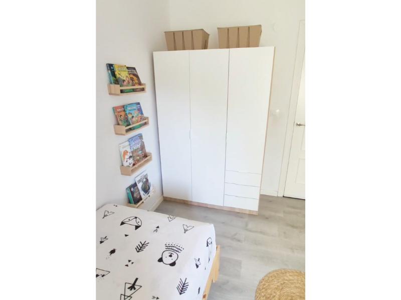 Foto de cliente de Habitación Juvenil Moderna Pack Muebles Color Blanco Artik y Roble Canadian