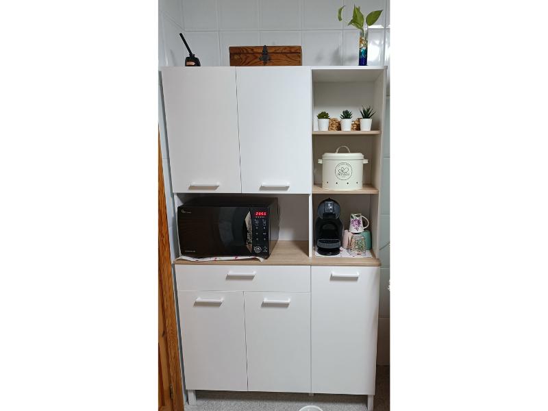 Foto de cliente de Mueble cocina auxiliar alto 5 p Yuka 108x186 cm