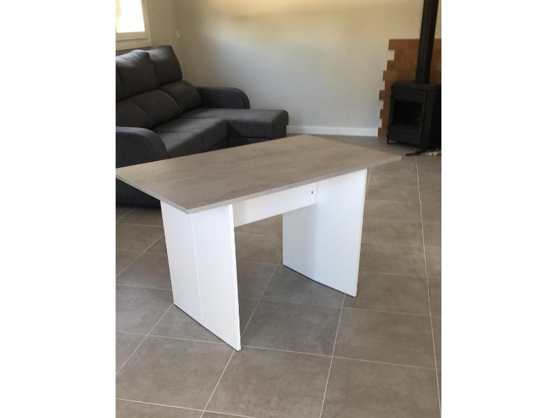 Foto de cliente de Mesa desplegable Tavolo consola cocina cemento 120x77x35-70 cm