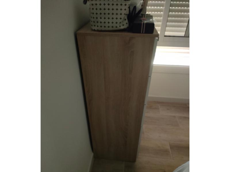 Foto de cliente de Sinfonier Blanco Roble 5 Cajones Luca 60x110 cm