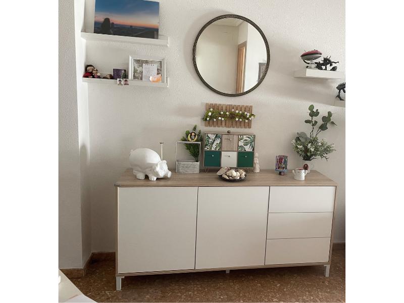 Foto de cliente de Aparador Brooklyn 2p 3c Roble Canadian y Blanco Artik 154 cm