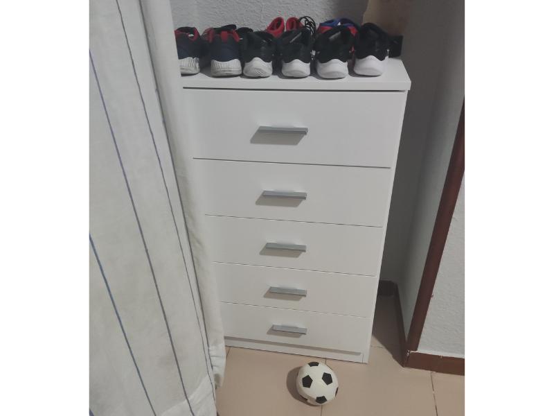 Foto de cliente de Sinfonier 5 Cajones Couple Color Blanco Mate 50x90 cm