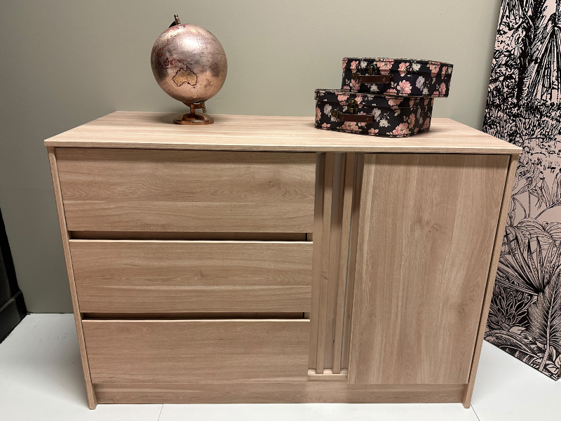 Foto de cliente de Cómoda Eik Color Roble Japonés 110x77 cm
