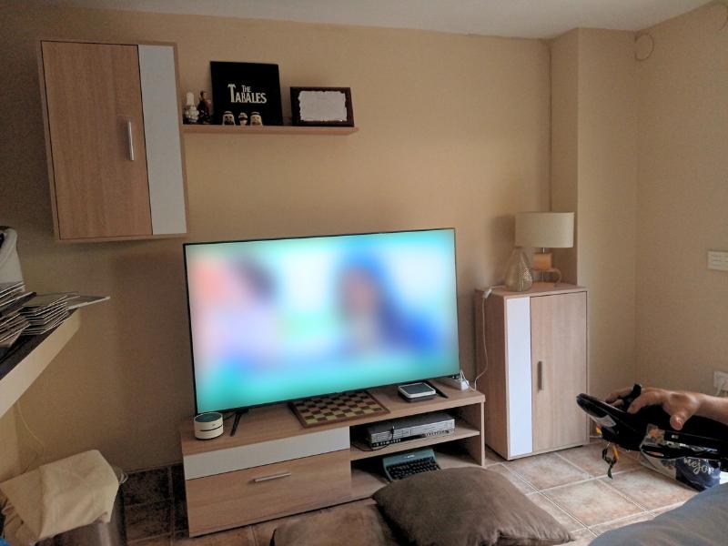 Foto de cliente de Mueble Salón Moderno Color Blanco Y Roble Sonoma 190 cm