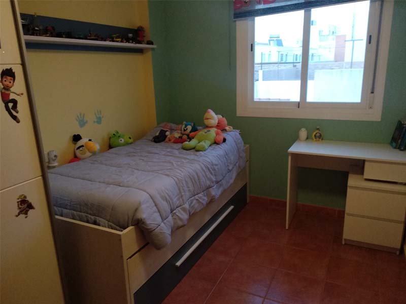 Miroytengo Cama Nido con Estante Pared y 2 Somieres de 90x190 y 90x180 en  Color Azul y Blanco Alpes Dormitorio Juvenil