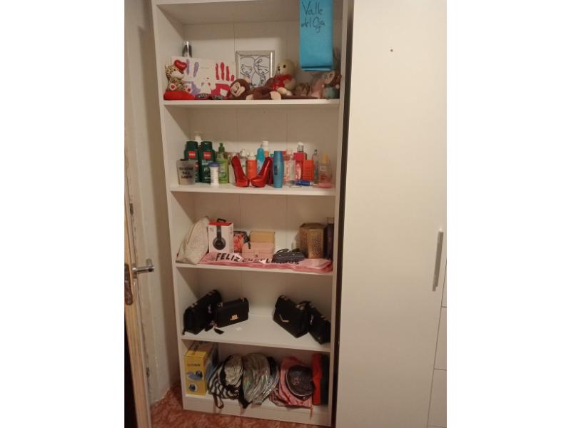 Foto de cliente de Estantería Alta Office Color Blanco Artik Estilo Moderno 201x80x28 cm