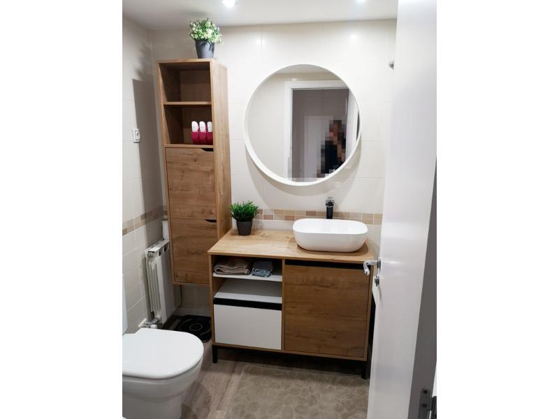 Foto de cliente de Mueble de Baño Pack Támesis Industrial con columna (Incluye Lavabo)