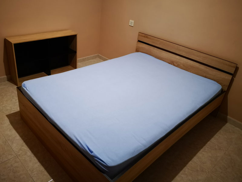 Foto de cliente de Cama de Matrimonio Estilo Industrial 2 Cajones Michigan 135 O 140