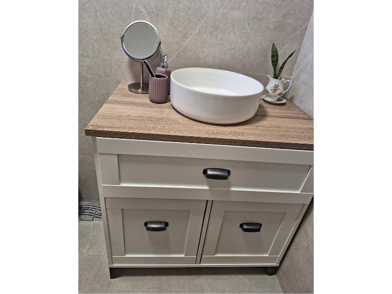Foto de cliente de Mueble de Baño con Patas Siena Cottage 82 cm (Lavabo Opcional)