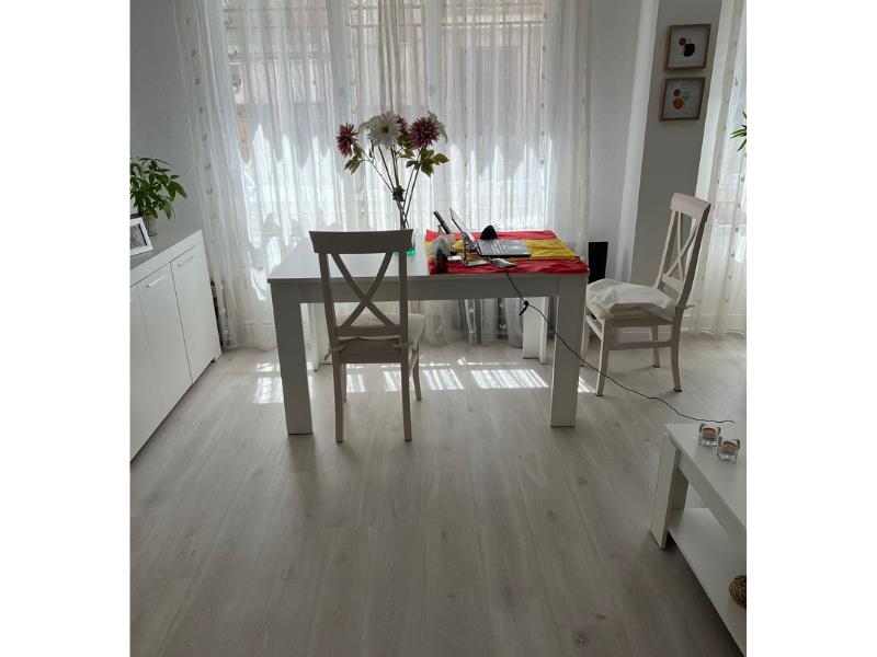 Foto de cliente de Mesa Comedor Extensible Blanco Mate 140-190x90 cm