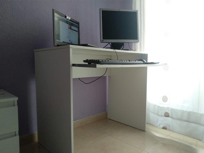 Foto de cliente de Mesa I-Joy escritorio habitación color blanco 90 cm