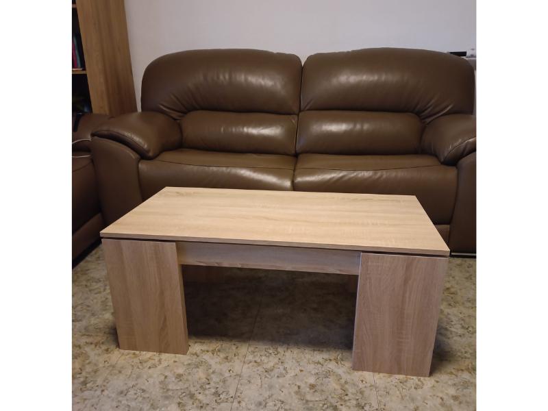 Foto de cliente de Mesa De Centro Salón Elevable Color Roble Canadian 100x50 cm