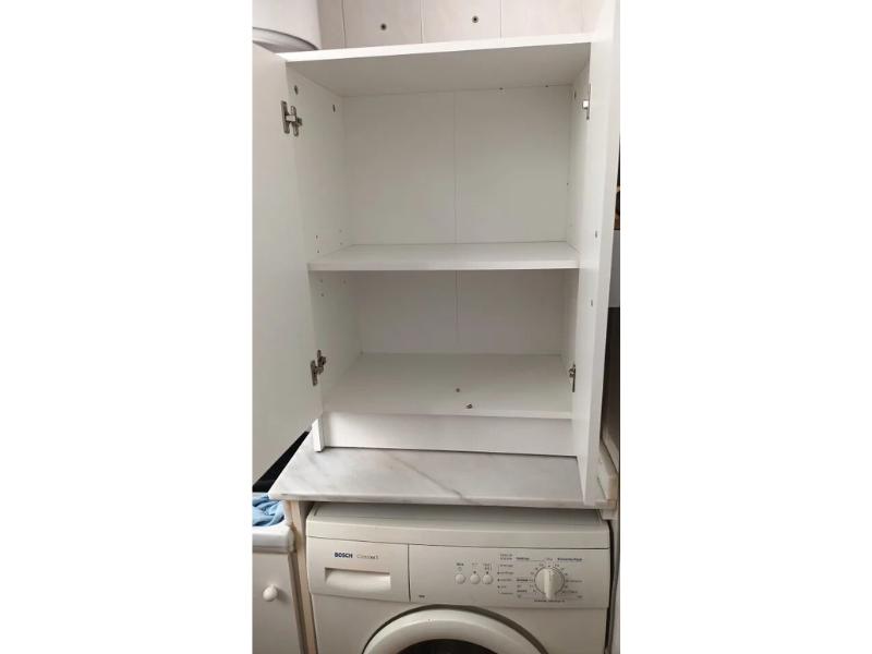 Foto de cliente de Armario Auxiliar Bajo Multiusos Color Blanco 59x80 cm