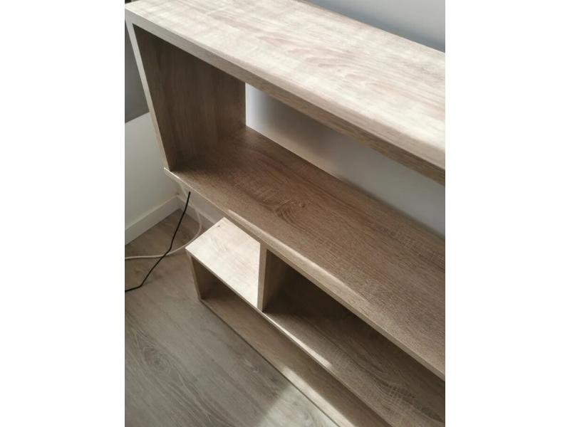 Foto de cliente de Estanteria Librerí Baja Athena Color Roble Canadian 110x97x24 cm