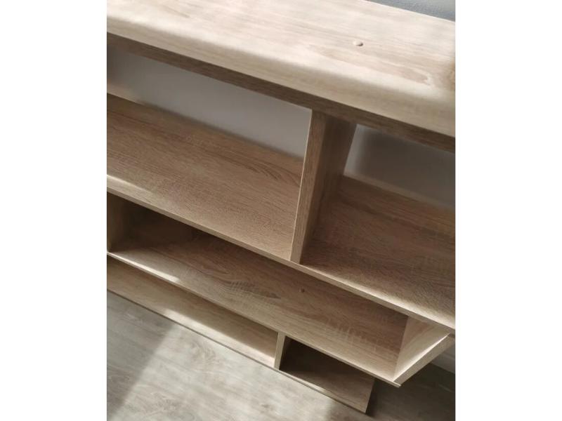 Foto de cliente de Estanteria Librerí Baja Athena Color Roble Canadian 110x97x24 cm