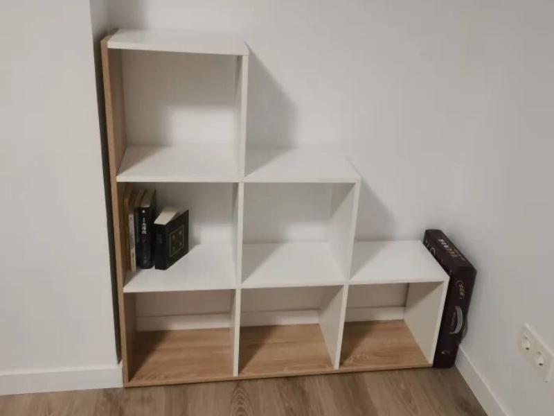 Foto de cliente de Estantería librería escalera Taris 108x110x28 cm