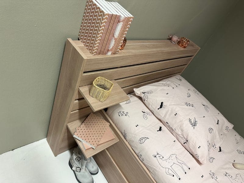 Foto de cliente de Cama Juvenil Eik con Cabecero y Cajones en Roble Japonés 90x190-200 cm