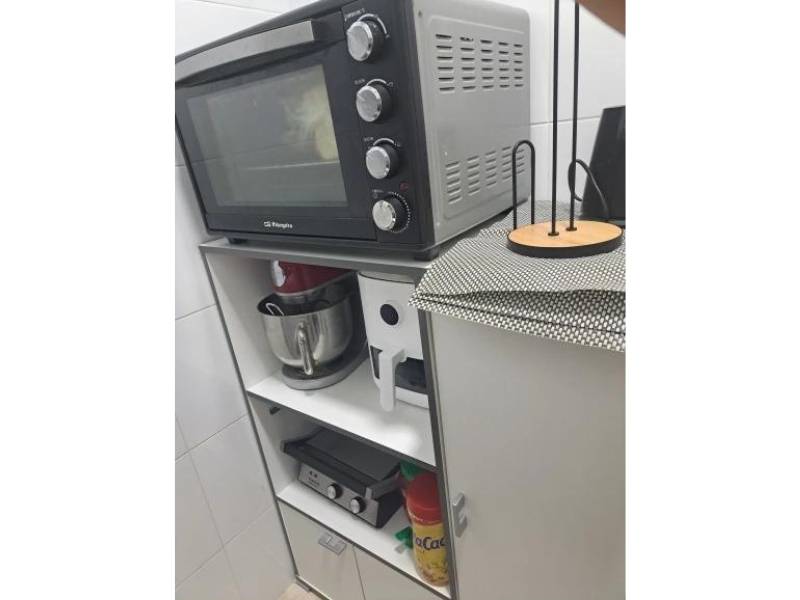 Foto de cliente de Mueble auxiliar micro 3 puertas 90x107 blanco