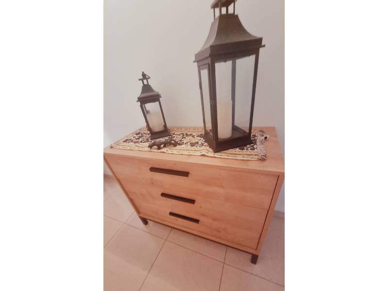 Foto de cliente de Cómoda Craft 3 Cajones Roble Hamilton Y Negro 91x75 cm