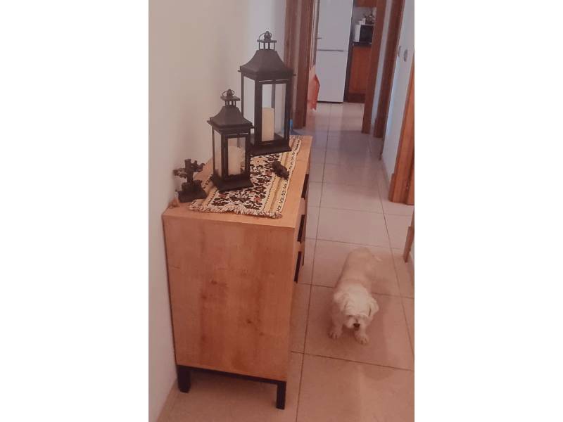 Foto de cliente de Cómoda Craft 3 Cajones Roble Hamilton Y Negro 91x75 cm