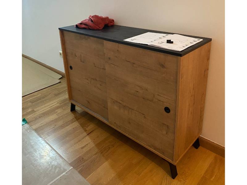 Foto de cliente de Muebles para salón Kamet roble gold