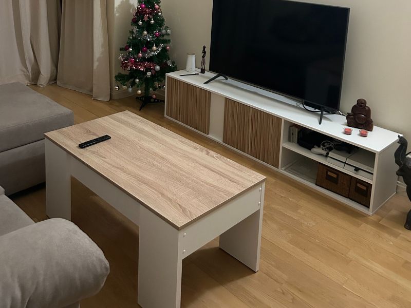 Foto de cliente de Mueble De Salón Ecco Color Blanco Artik y Natur 180 cm