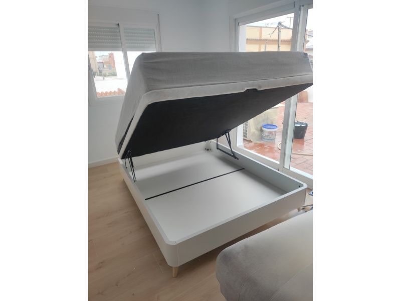 Foto de cliente de Cama Canapé Blanco Mate
