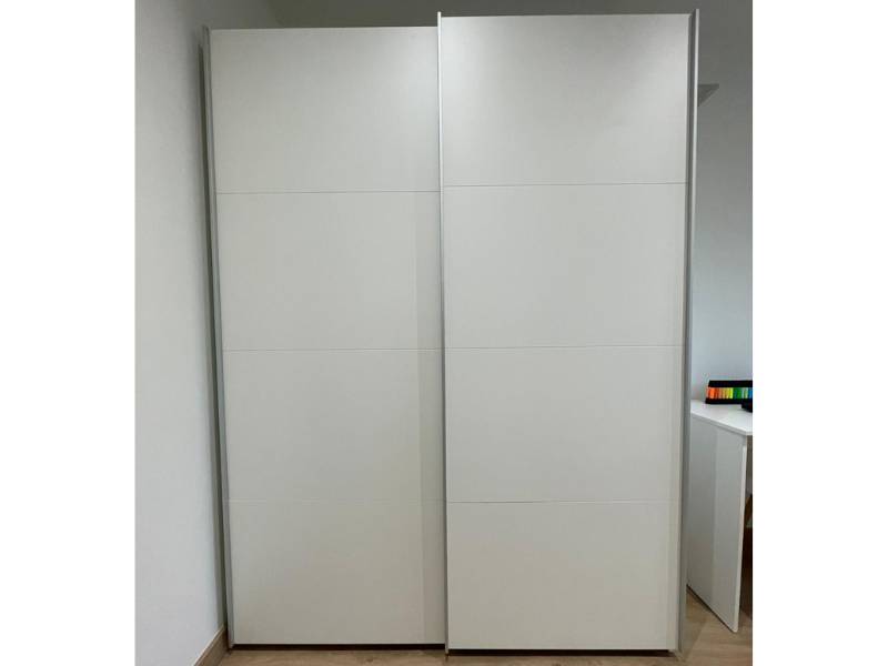 Foto de cliente de Armario con 2 Puertas Correderas Color Blanco Artik 150x200 cm