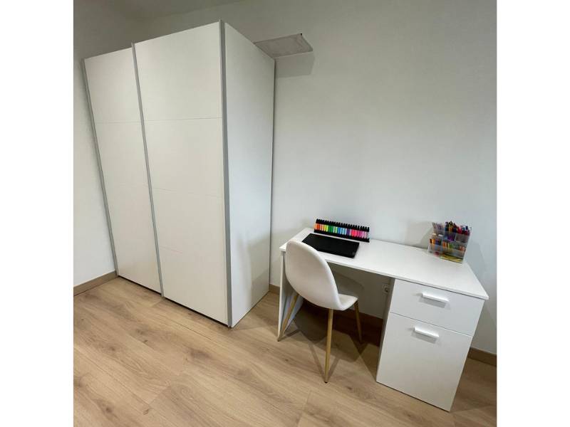 Foto de cliente de Armario con 2 Puertas Correderas Color Blanco Artik 150x200 cm