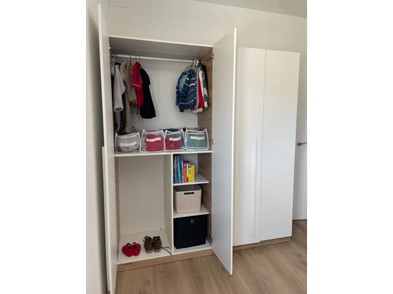 Foto de cliente de Pack de Muebles Dormitorio Juvenil Roble Nodi y Blanco Artik