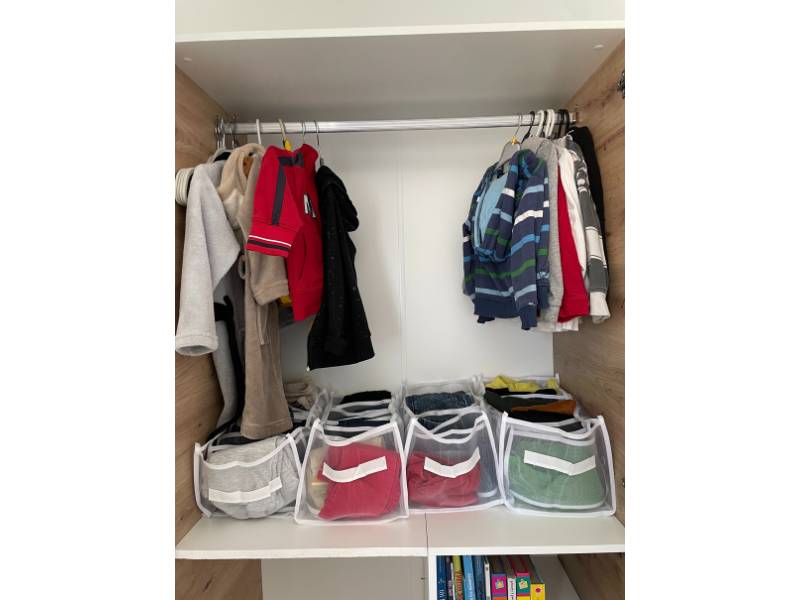Foto de cliente de Pack de Muebles Dormitorio Juvenil Roble Nodi y Blanco Artik
