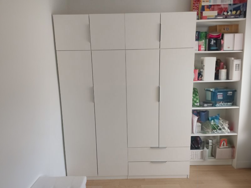Foto de cliente de Armario Dormitorio Ghost 8p 2c Estilo Moderno Color Blanco Mate 203x157 cm