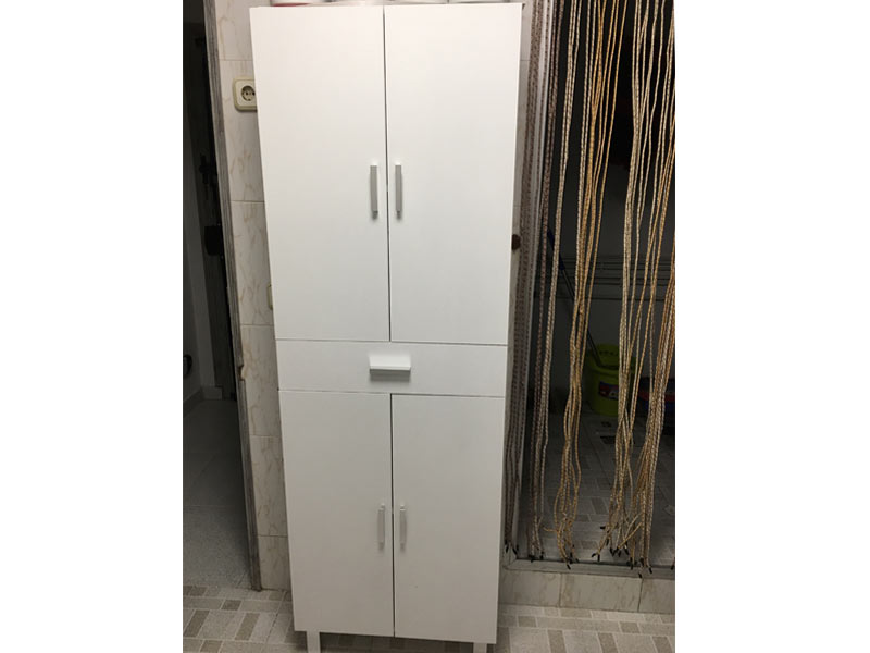 Foto de cliente de Mueble Auxiliar de Baño Galatea Blanco Brillo 60x182 cm