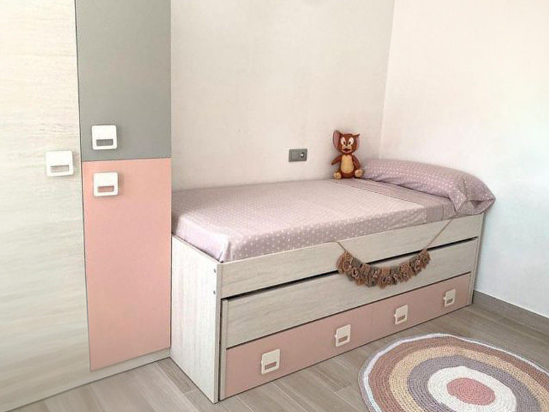 Foto de cliente de Habitación Juvenil Moderna Pack Blanco Y Rosa
