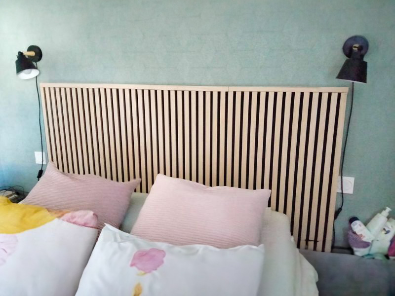 Foto de cliente de Pack de 2 Paneles Acústicos Silence Roble Nordish y Negro 60x120 cm
