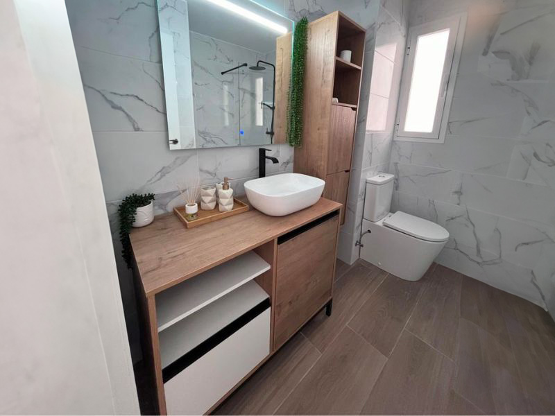 Foto de cliente de Mueble de Baño Pack Támesis Industrial con columna (Incluye Lavabo)