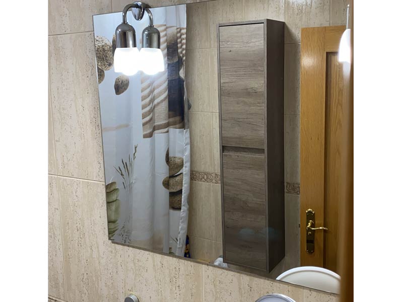 Foto de cliente de Mueble de Baño Pack con Columna Nordik (Incluye Lavabo y Espejo)
