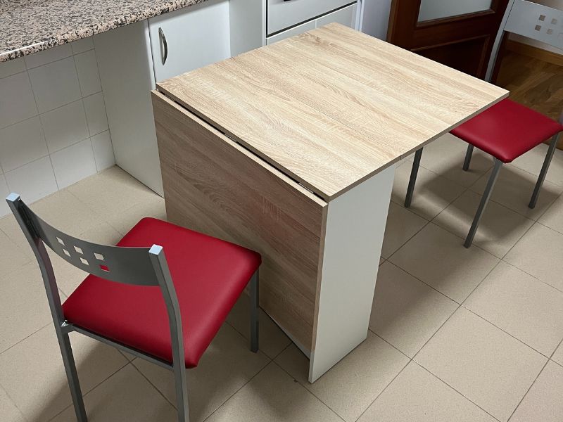 Foto de cliente de Mesa cocina abatible Fly auxiliar 78x31-140x77 cm
