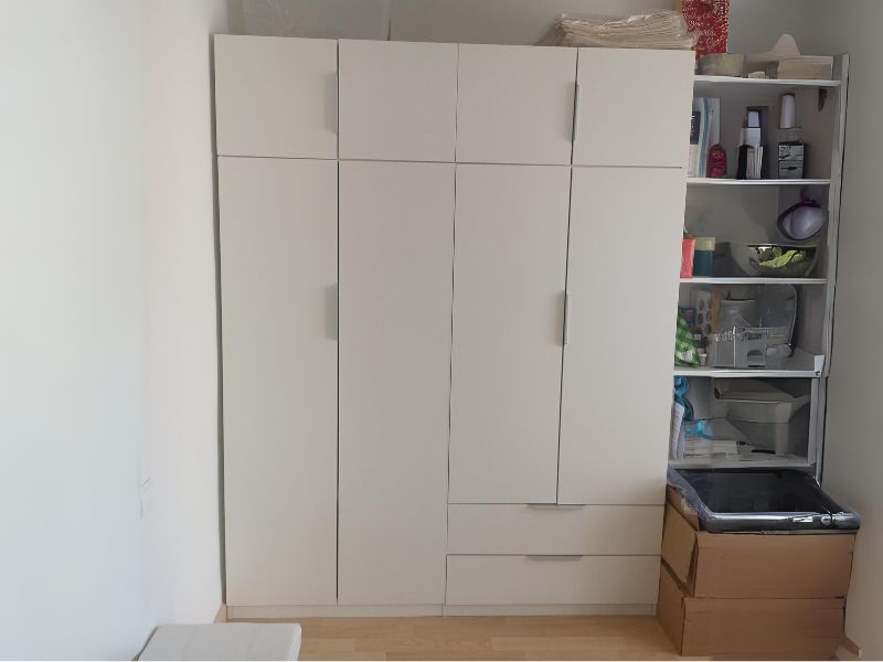 Foto de cliente de Armario Dormitorio Ghost 8p 2c Estilo Moderno Color Blanco Mate 203x157 cm