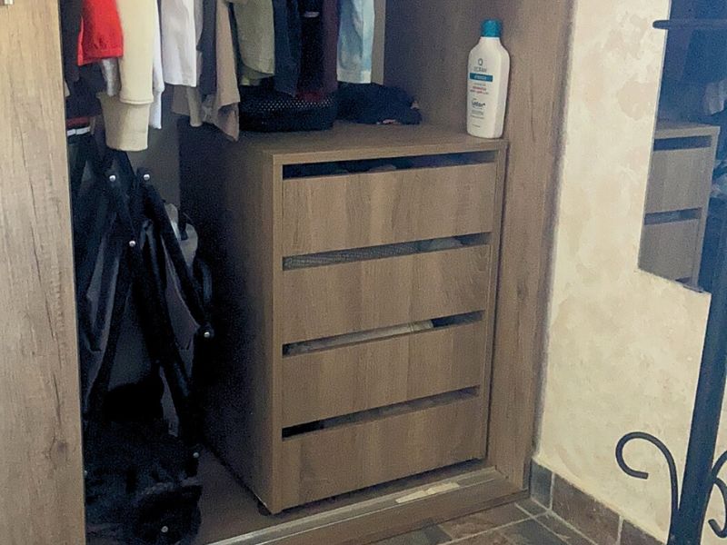 Foto de cliente de Cajonera de Armario Interior Mueble Auxiliar Pequeño Cambrian 46x64x45 cm